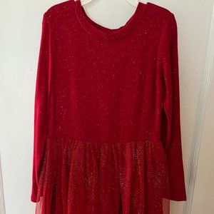 Girls red Christmas/Holiday dress